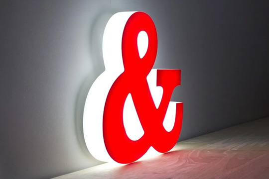 LED通體字